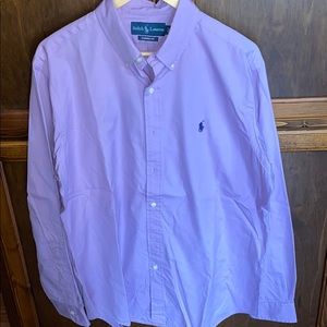 Polo Ralph Lauren men’s large purple button down